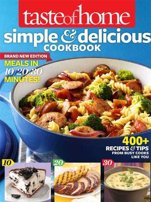 cover image of Taste of Home Simple & Delicious Cookbook